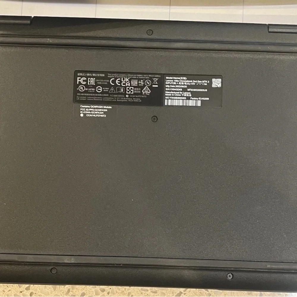 Lenovo Laptop - Sleek Black Design